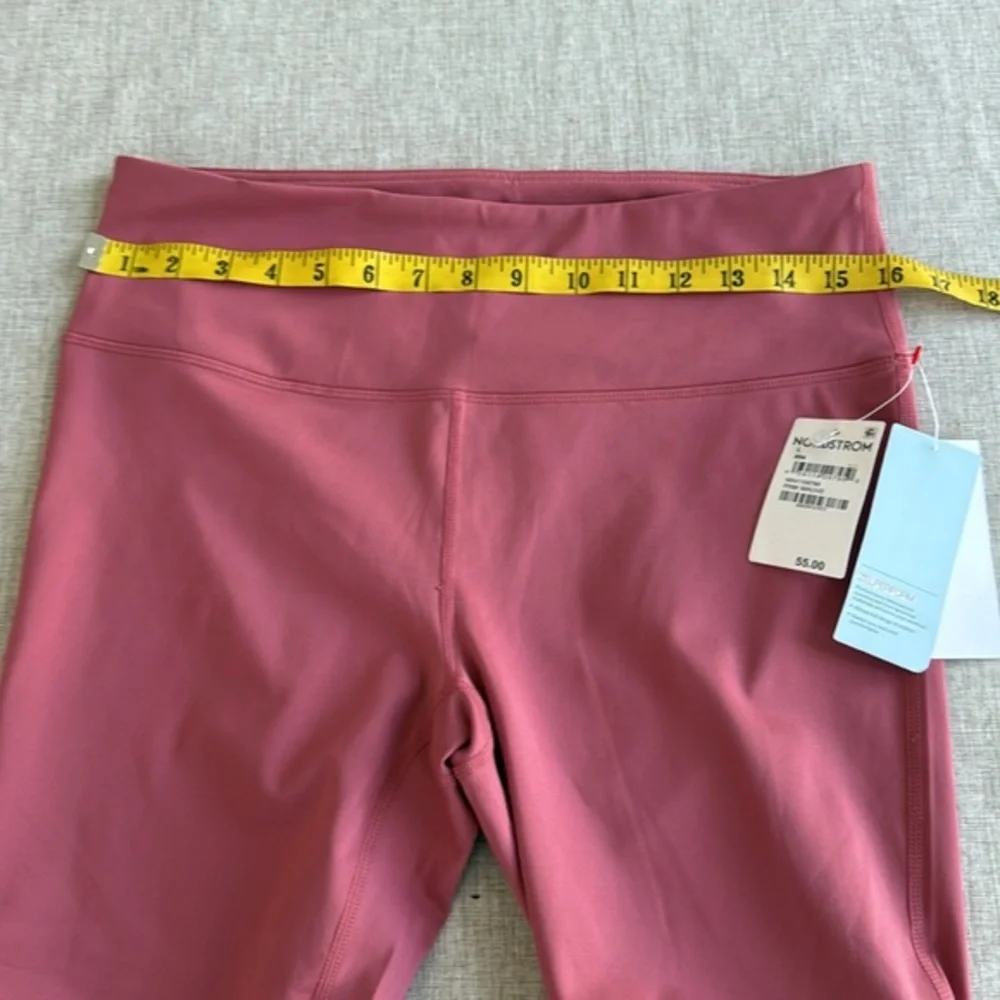 ZELLA Lite Crop Yoga Leggings athletic Pink Mauve Gym Size Large‎ - Picture 7 of 9
